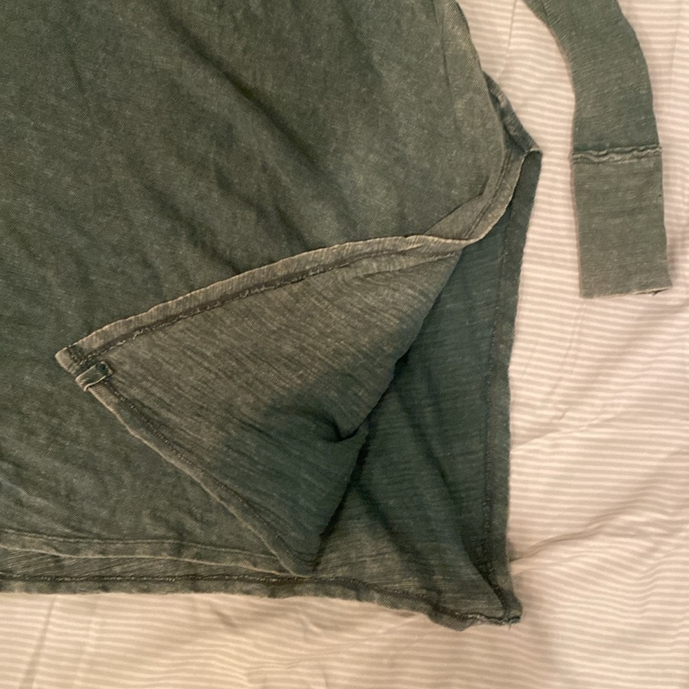 We The Free Olive Green Off-Shoulder Sweater - Picture 6 of 16